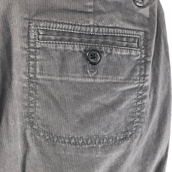 ❌RELISTED❌ VINTAGE Gap Women's Twill Pants Railroad Gray Stripe SIZE 12 - Picture 7 of 13